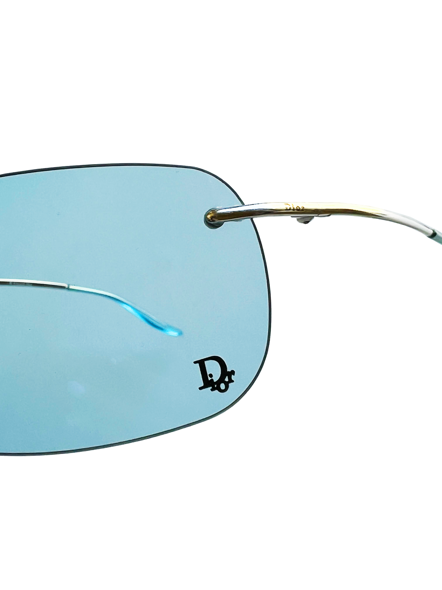Christian Dior 2000 Blue Bubble Wrap Sunglasses