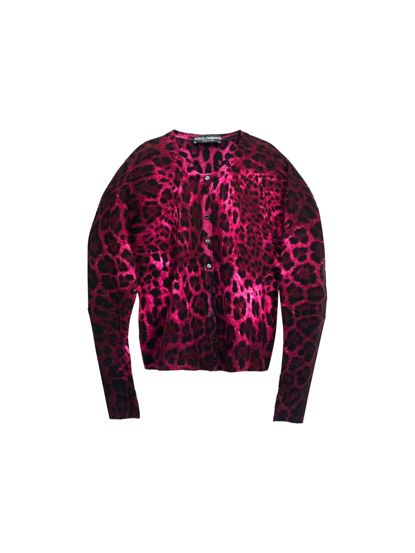 Dolce and Gabbana 2000s Leopard Cardigan