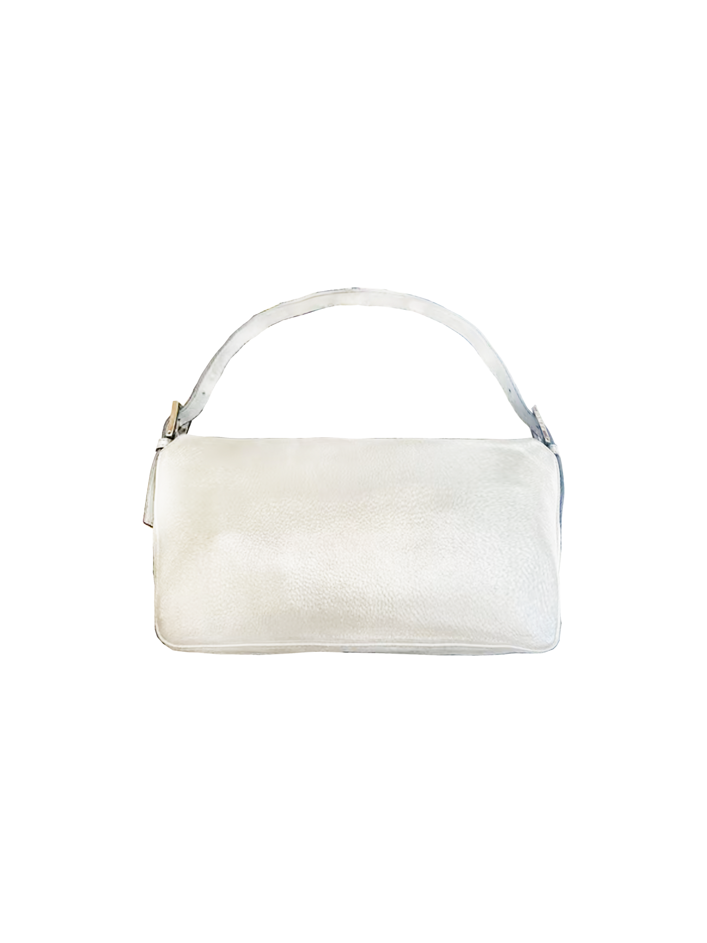 Fendi 2014 Silver Rhinestone Baguette