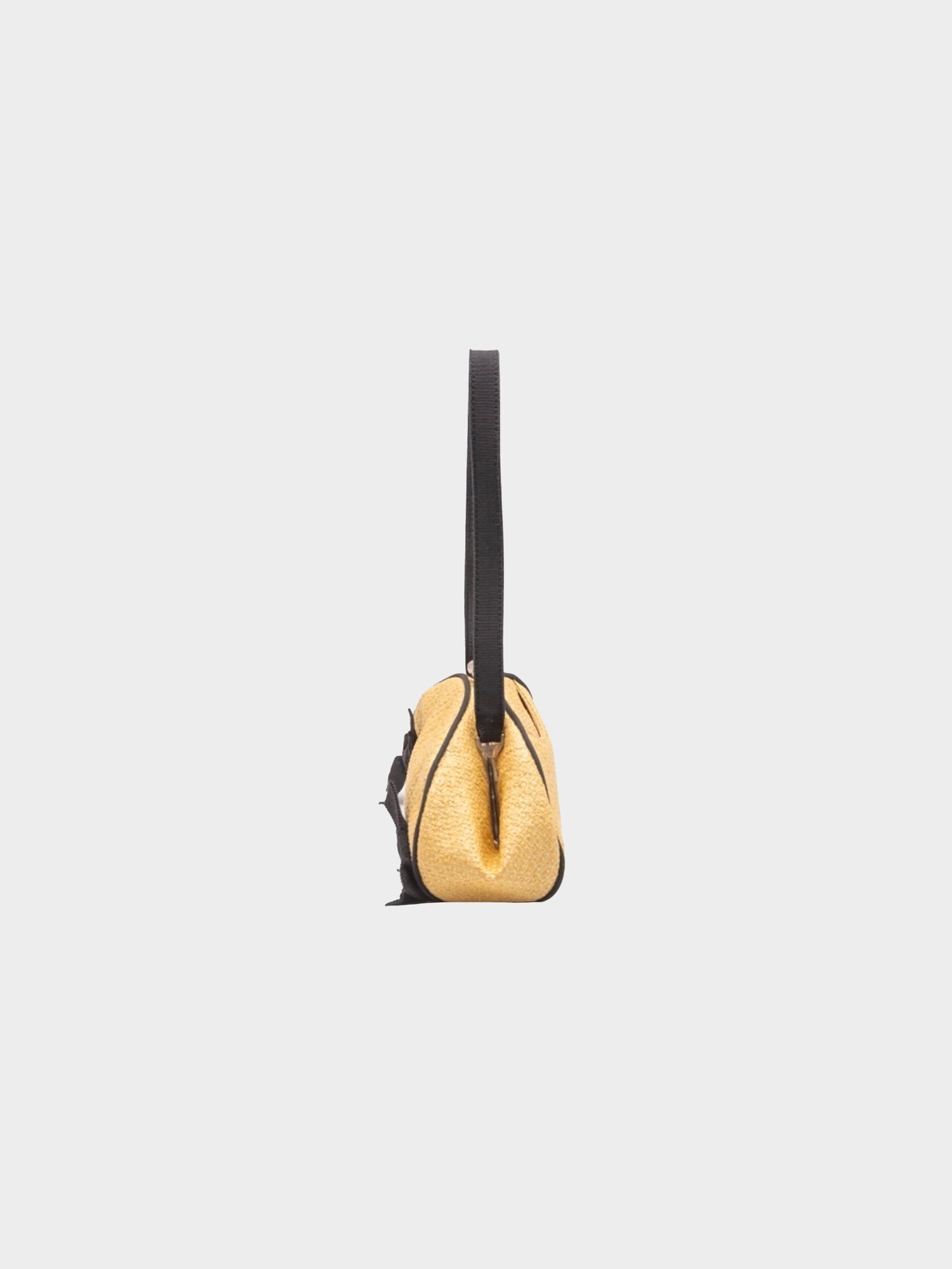 John Galliano 2000s Rare Woven Bow Bag