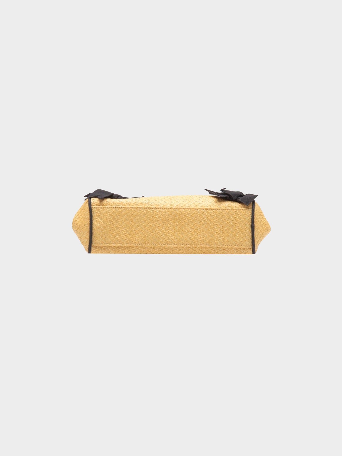 John Galliano 2000s Rare Woven Bow Bag