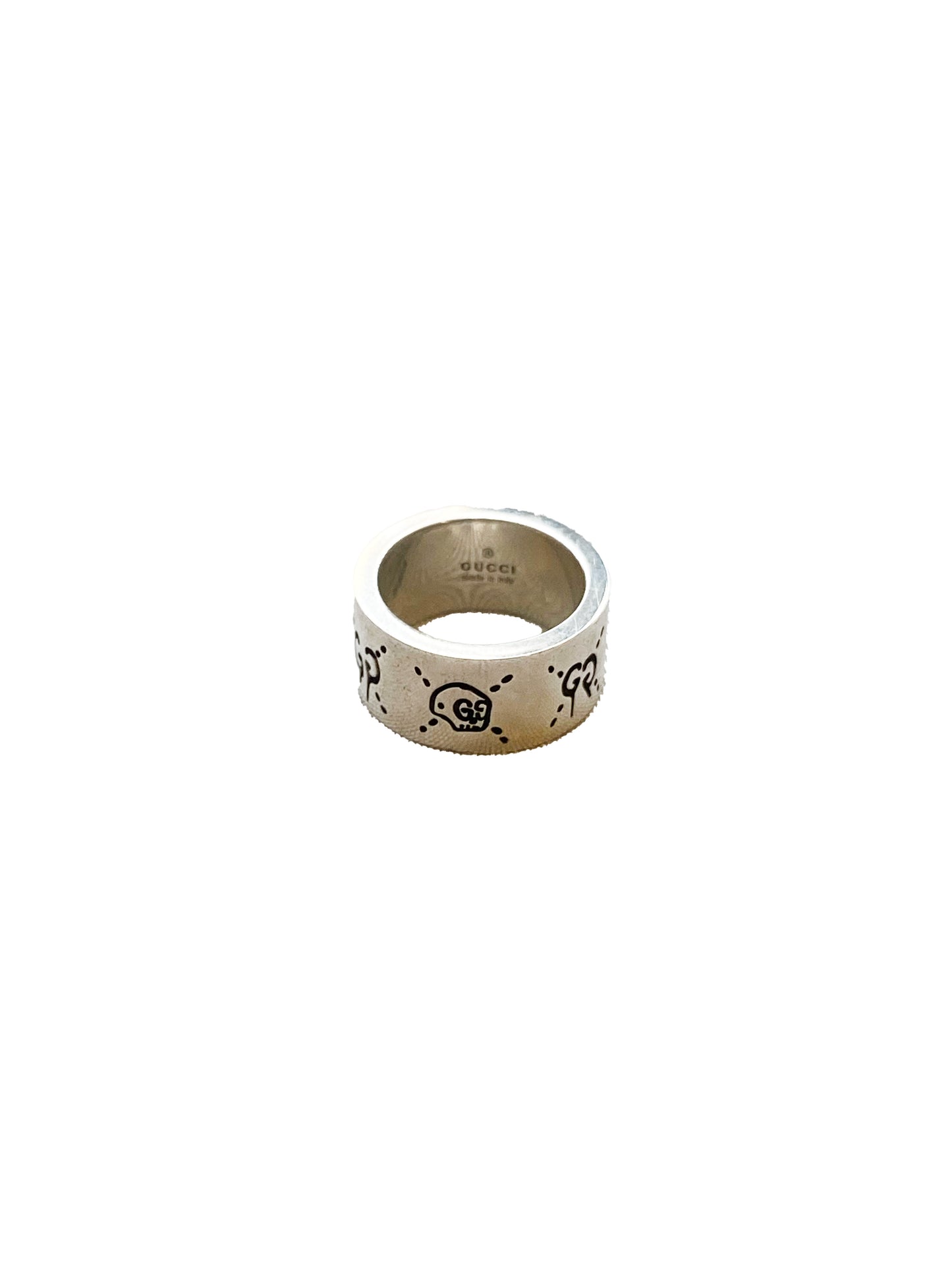 Gucci 2020s Sterling Silver Ghost Ring