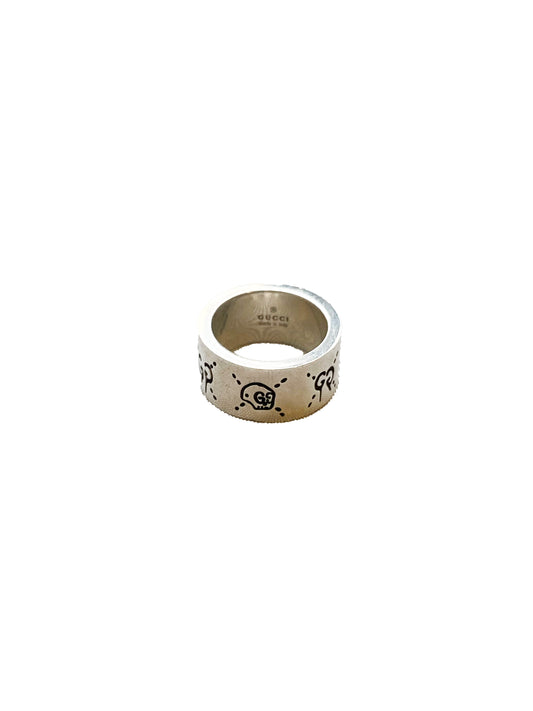 Gucci 2020s Sterling Silver Ghost Ring