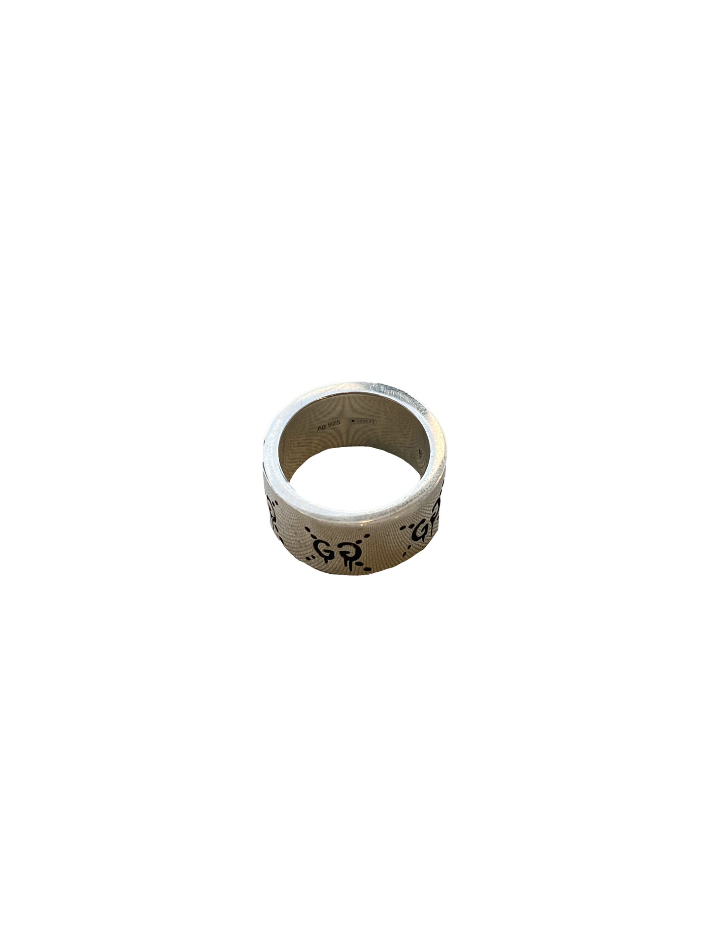 Gucci 2020s Sterling Silver Ghost Ring