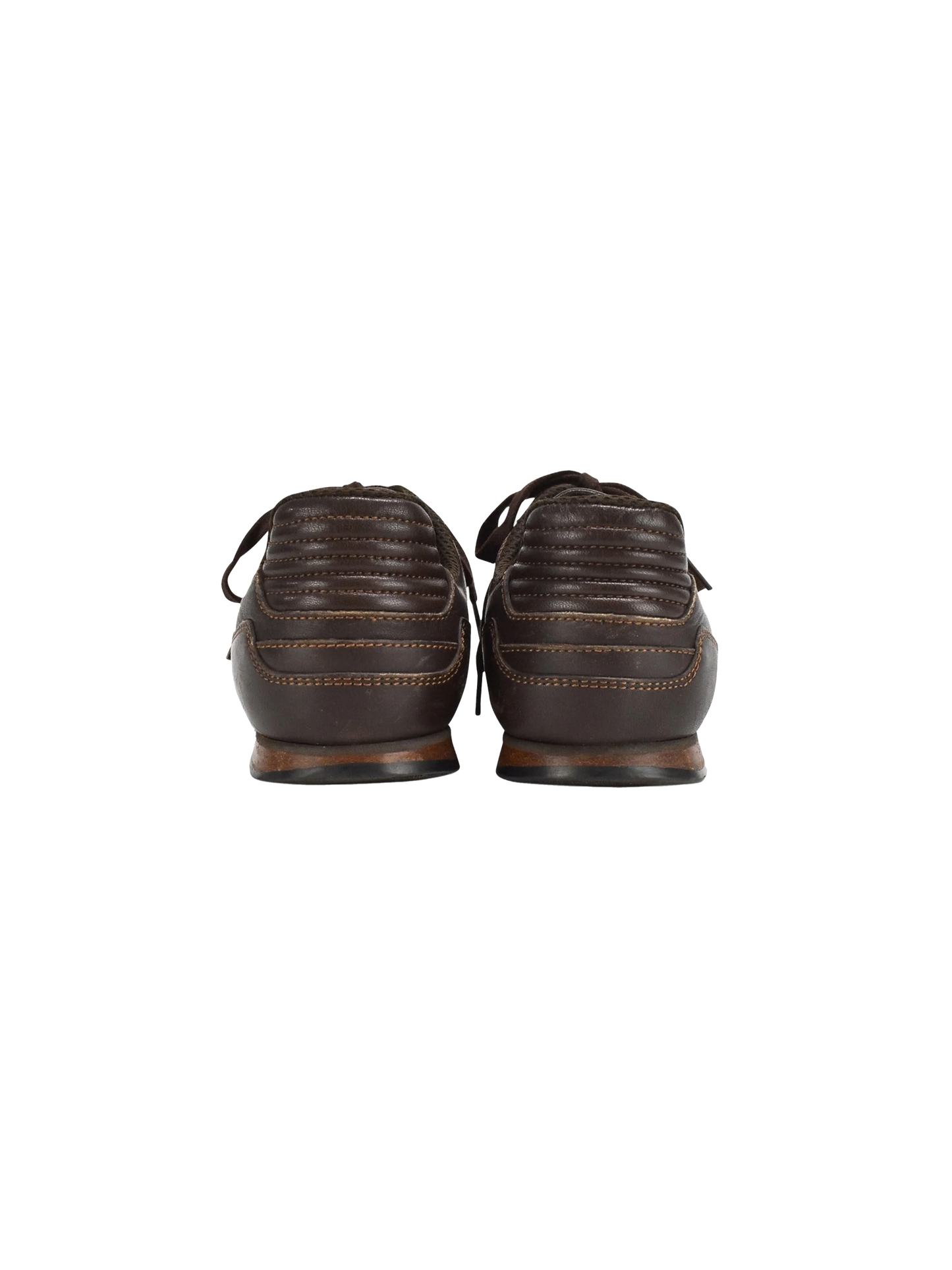Gucci 2000s Monogram and Leather Sneakers