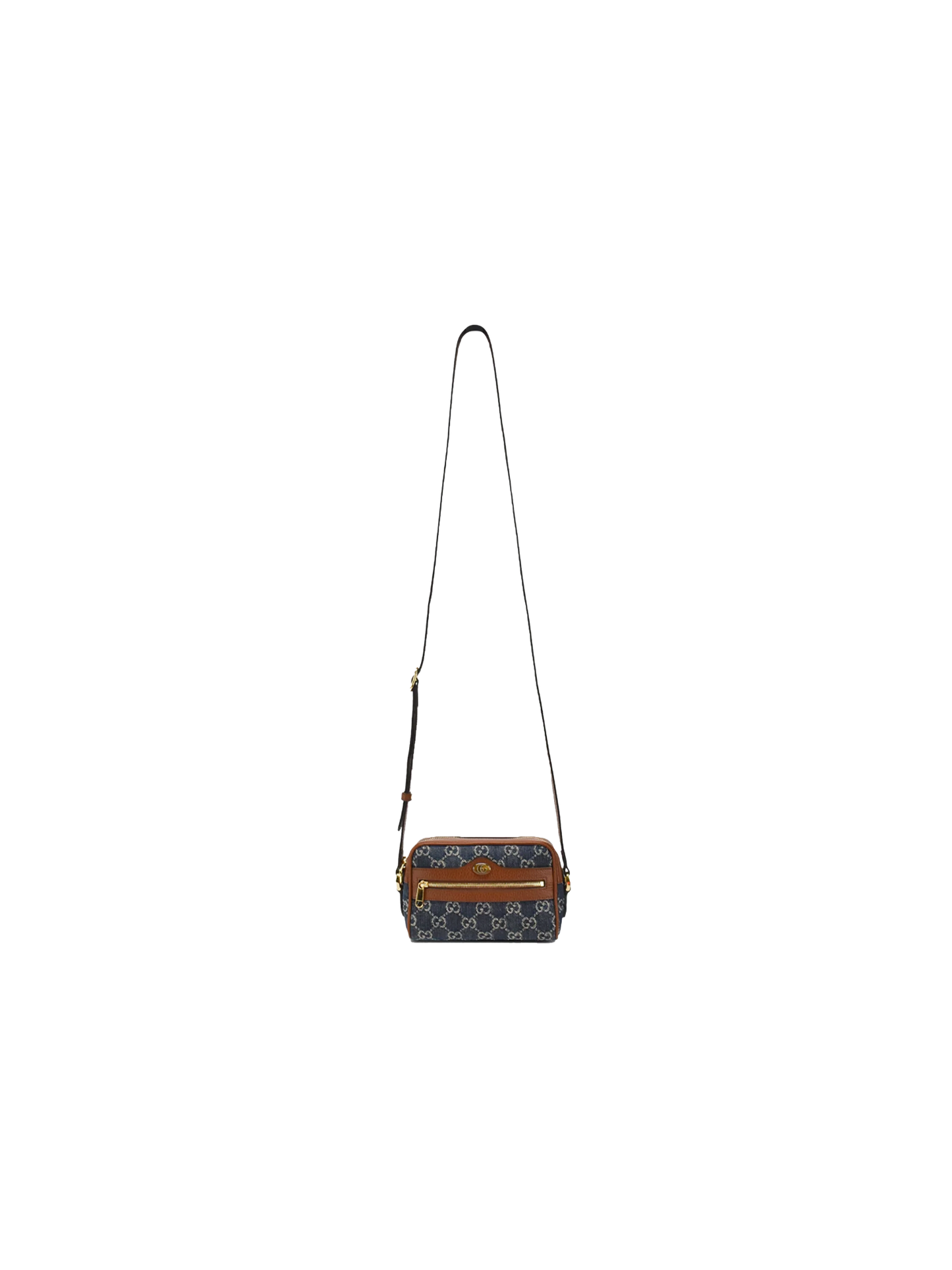 Gucci 2020s Denim Monogram Ophidia Bag