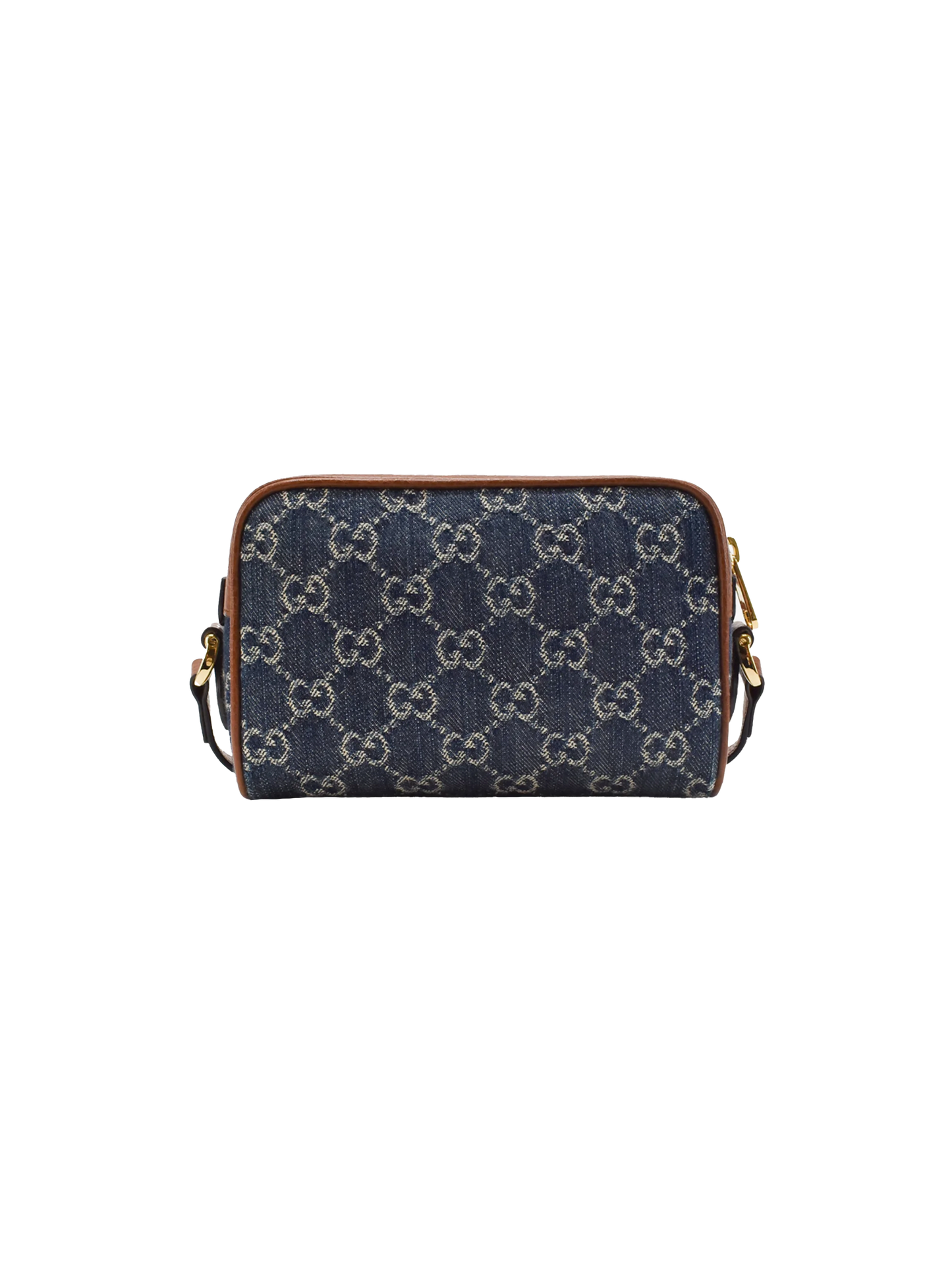 Gucci 2020s Denim Monogram Ophidia Bag