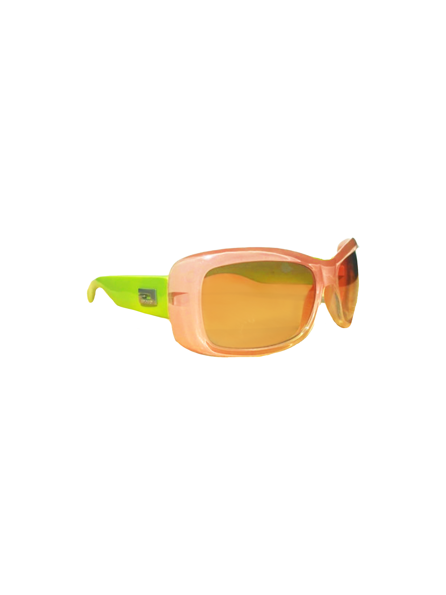 Gucci 2000s Pink and Green Sunglasses