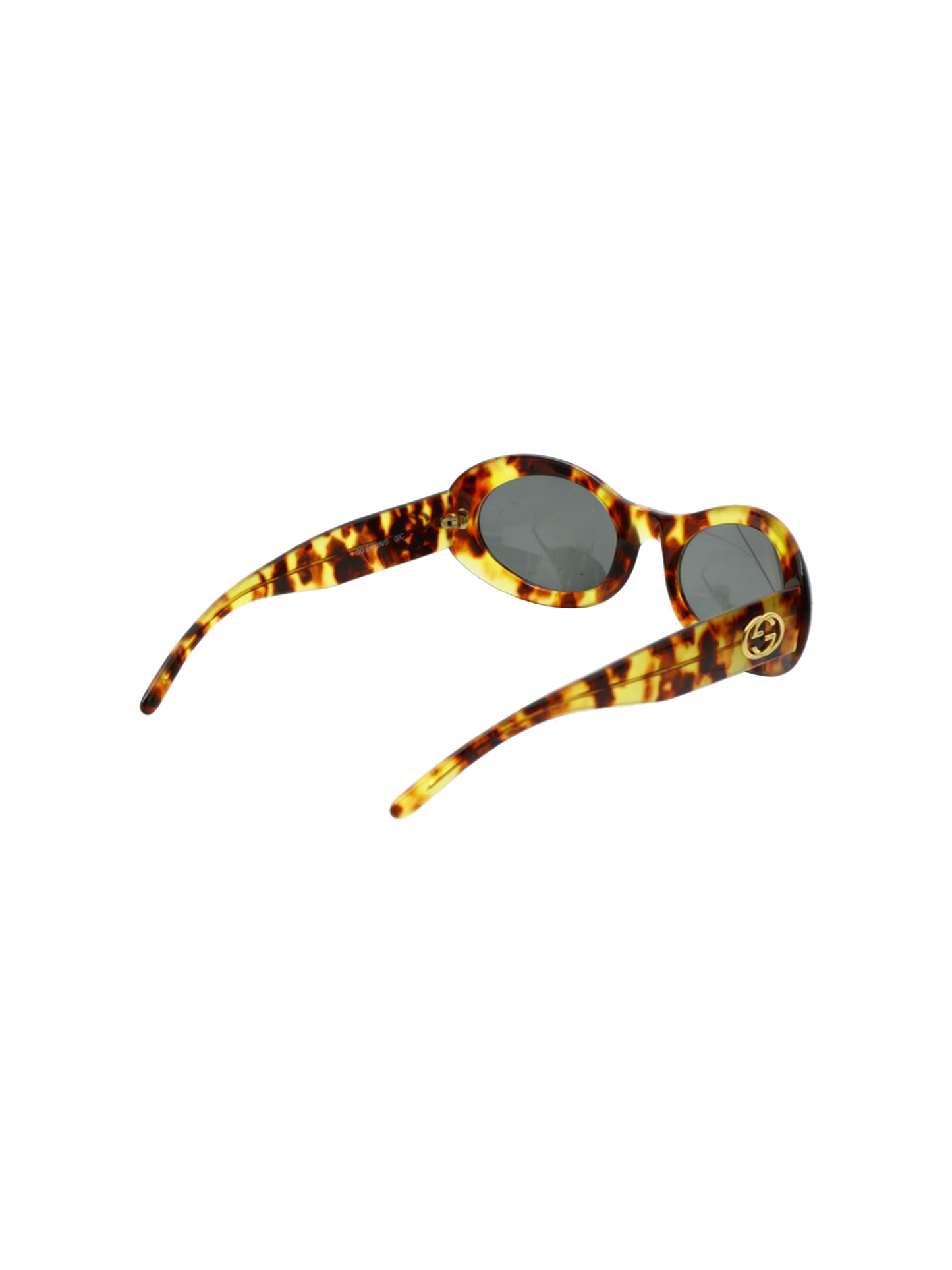 Gucci 2000s Tortoise Oval Sunglasses