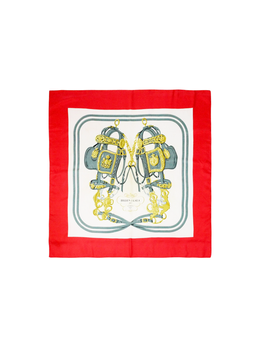 Hermes 1990s Brides De Gala Scarf