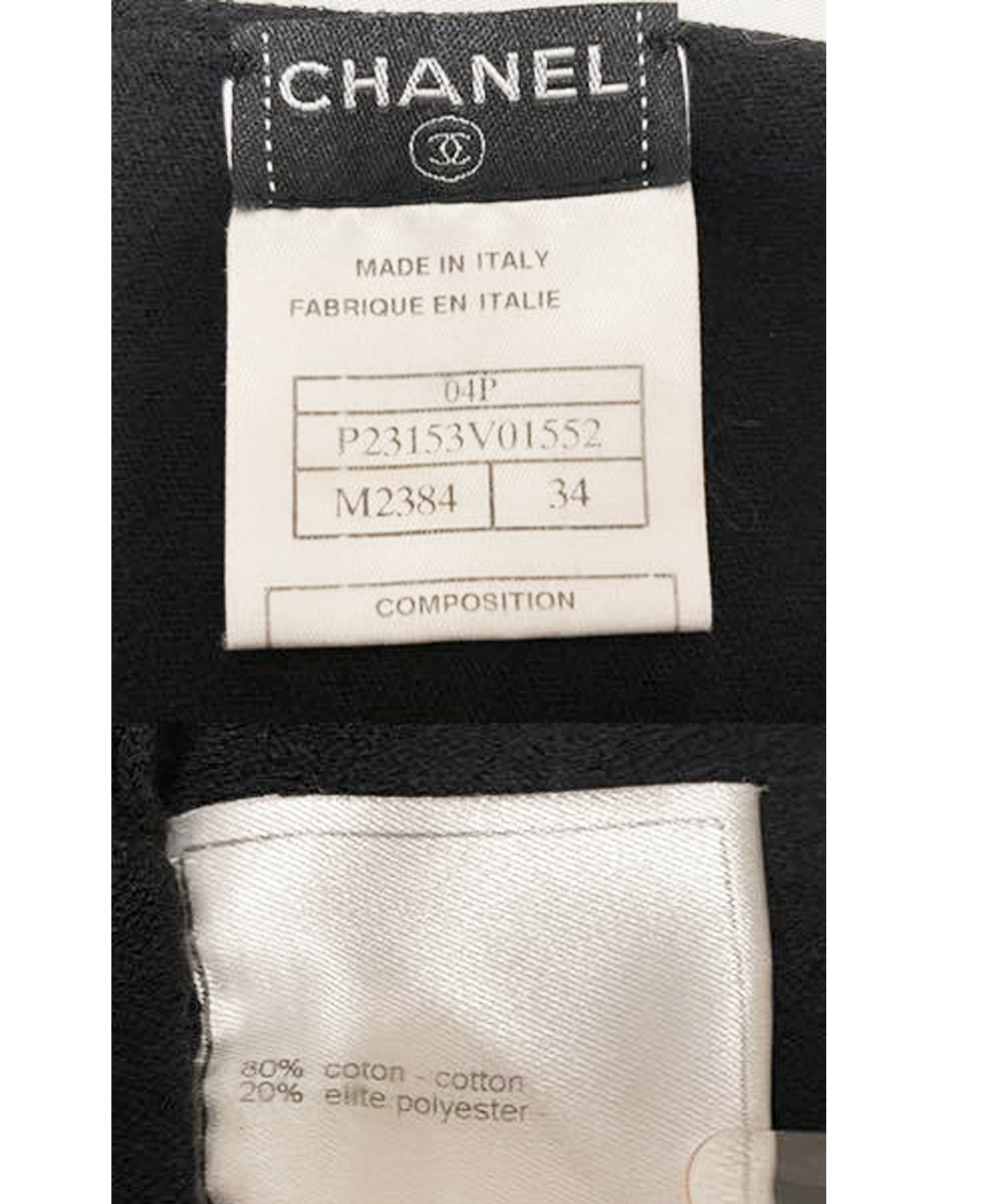 Chanel 2004 Black Knit Ribbon Tank