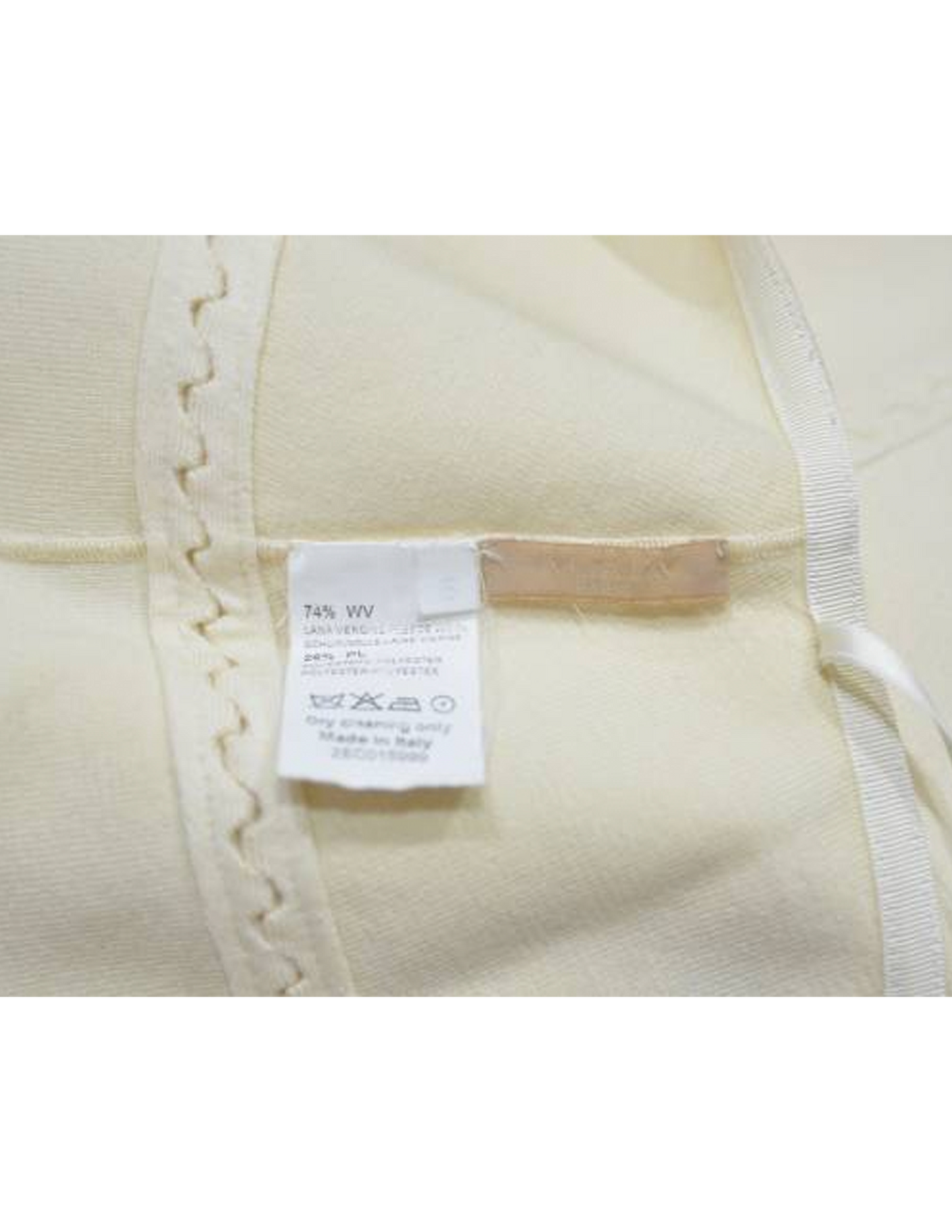 Alaïa 1990s Knit Cream Skirt