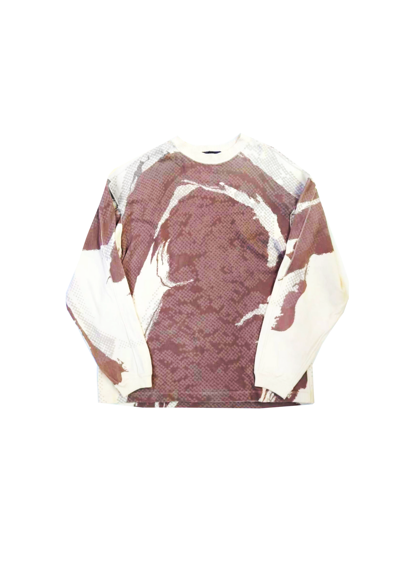 Issey Miyake 1990s Menswear Printed Crewneck
