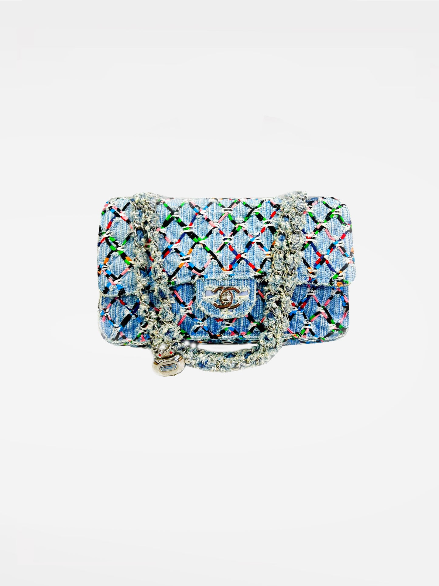Chanel 2017 FW Cross Rare Denim Blue Flap