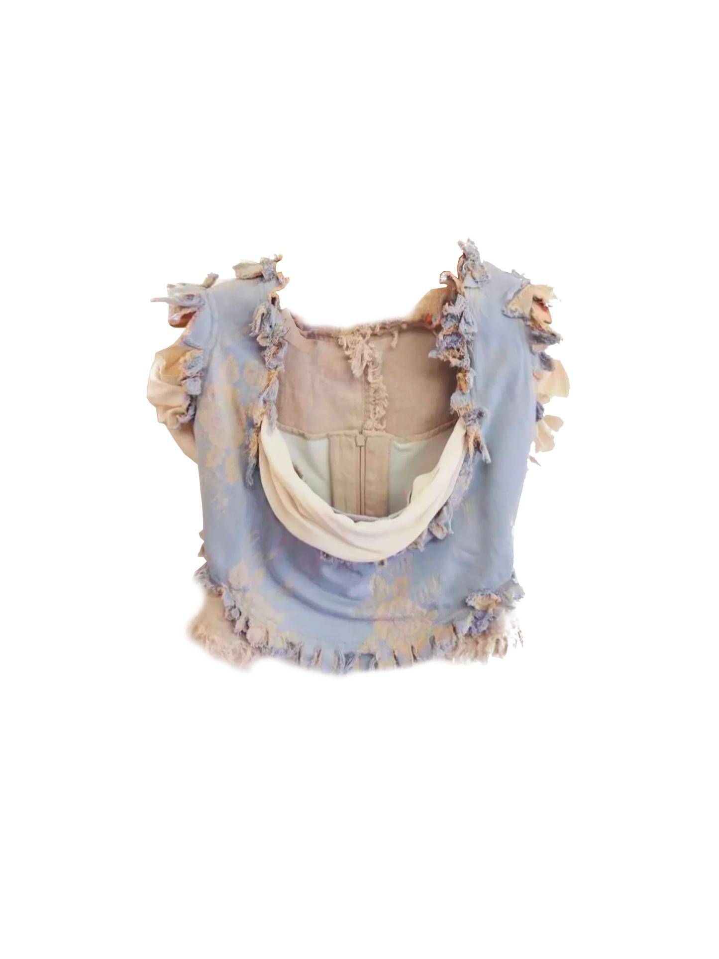 Vivienne Westwood 1992 Runway Blue Rose Corset