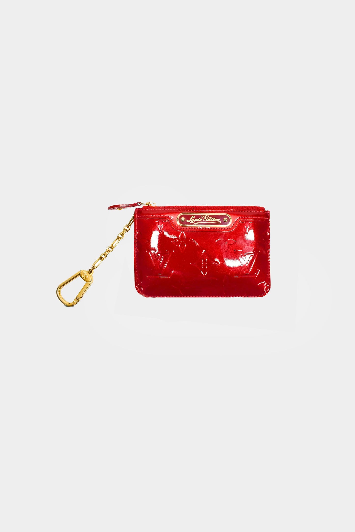 Louis Vuitton 2000s Red Vernis Key Chain