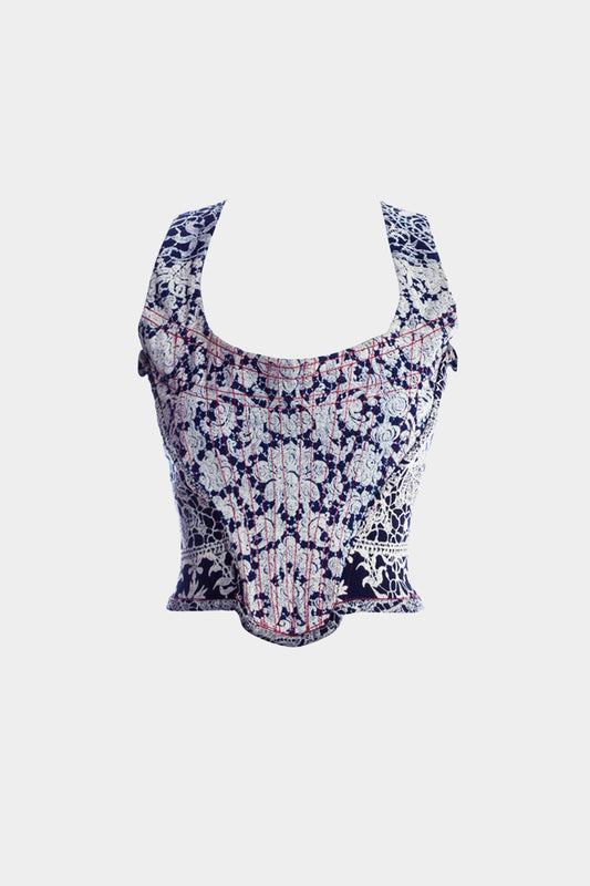 Vivienne Westwood 1992 FW Denim Corset
