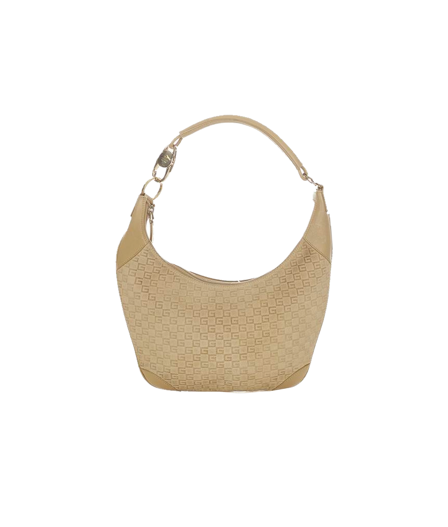 Gucci 1990s Suede Beige Shoulder Bag