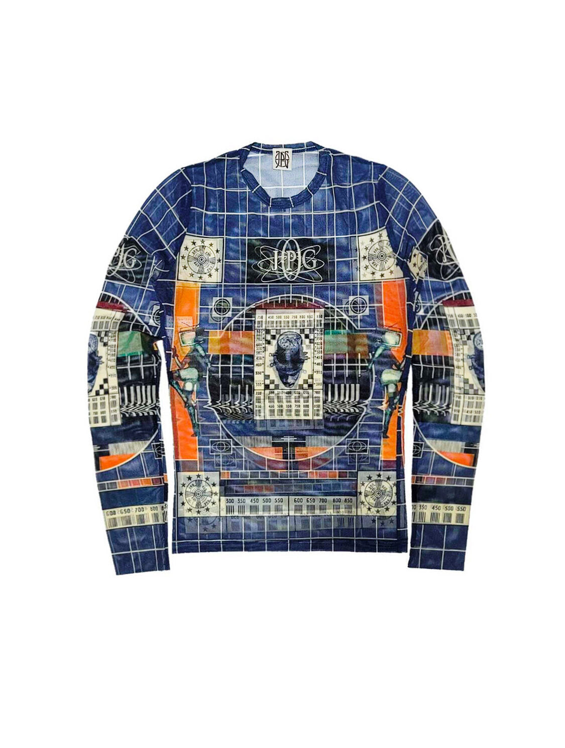 Jean Paul Gaultier SS 1994 TV Mesh Shirt Top