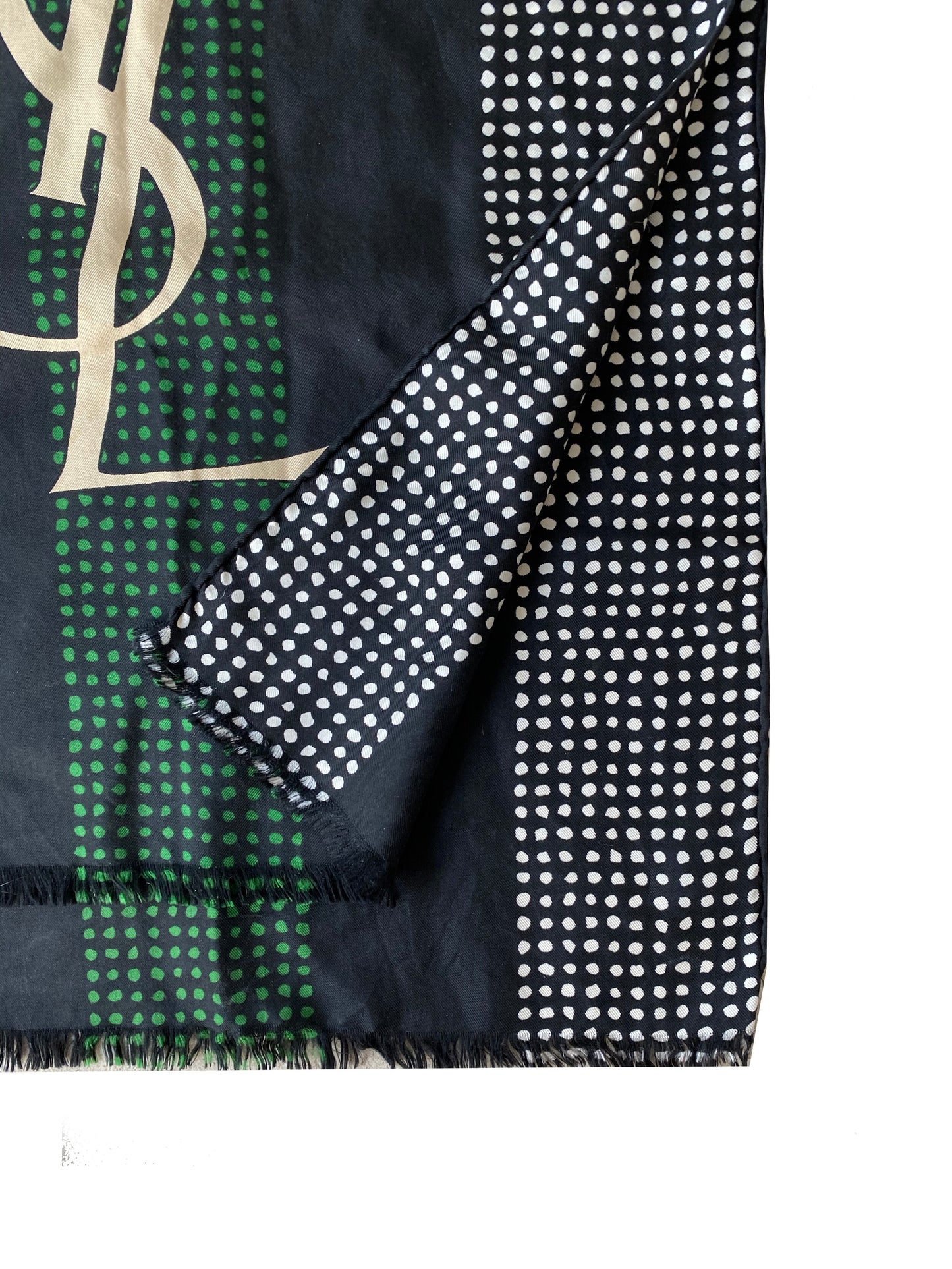 Yves Saint Laurent 1990s Silk Scarf