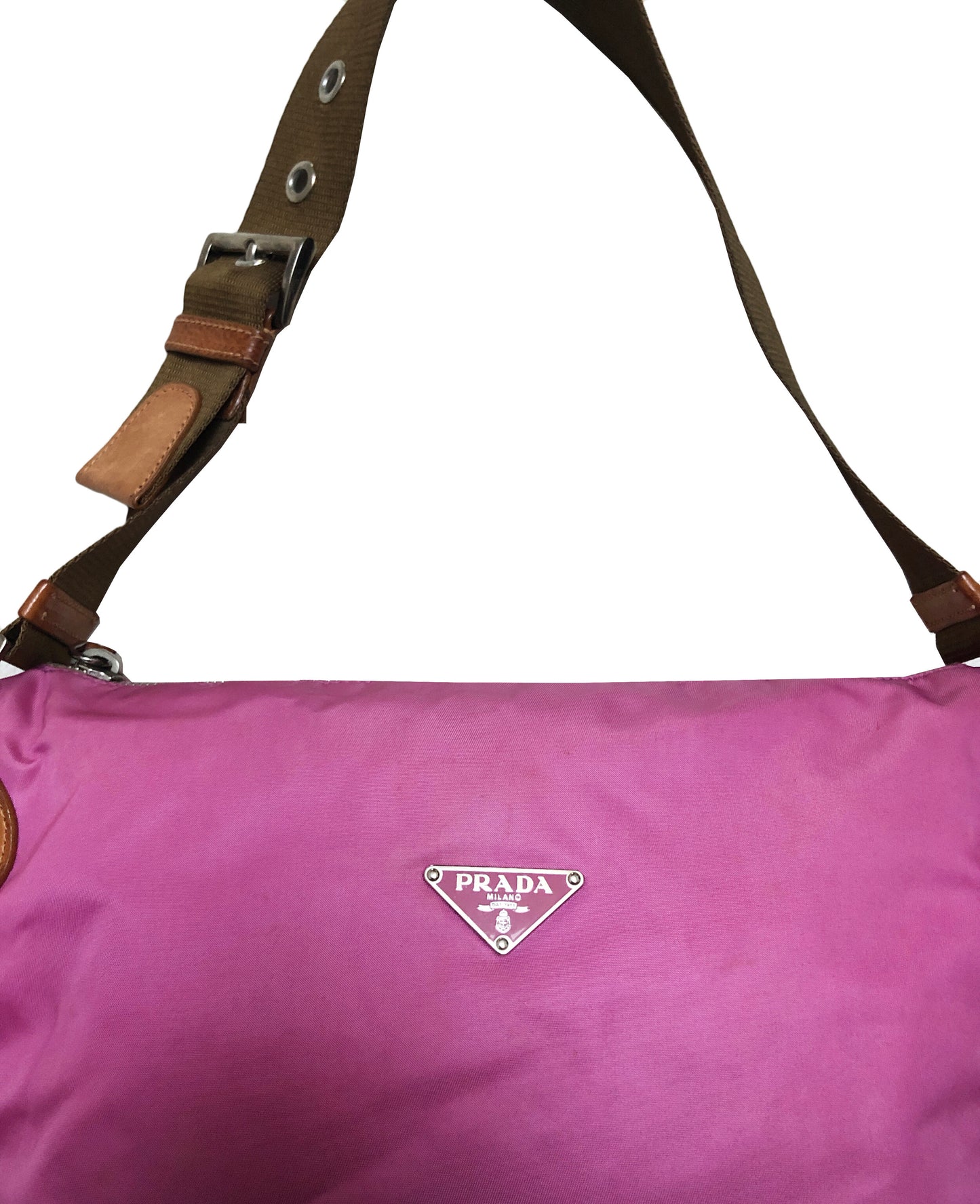 Prada 2000s Pink Nylon Bag