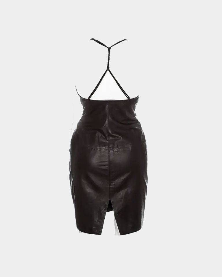 Gucci Tom Ford 2000s Leather Strappy Dress