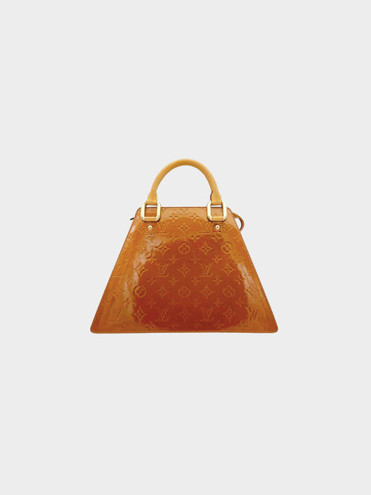 Louis Vuitton 2000 Bronze Monogram Vernis Forsyth GM Bag