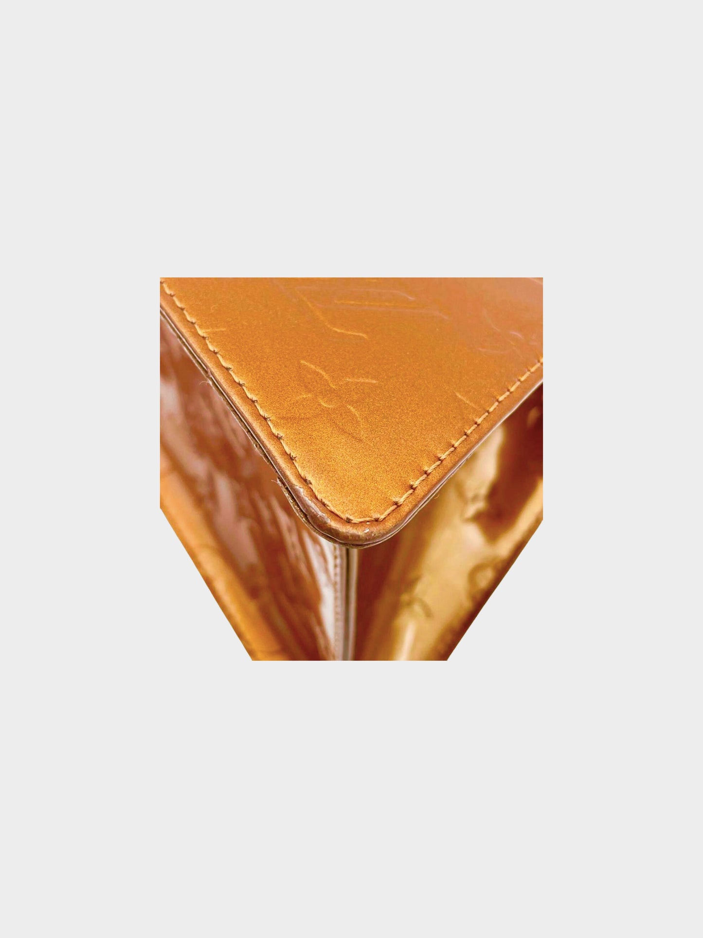 Louis Vuitton 2000 Bronze Monogram Vernis Forsyth GM Bag