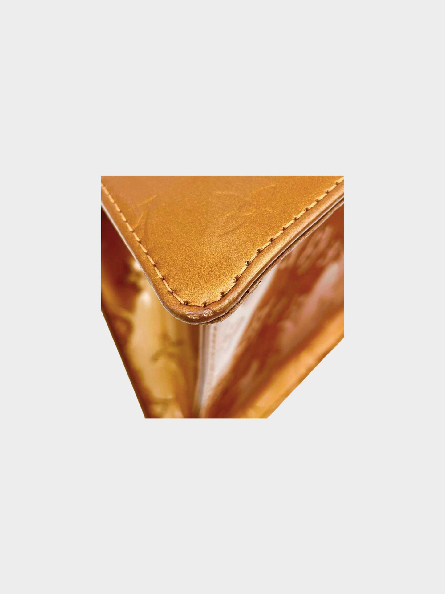 Louis Vuitton 2000 Bronze Monogram Vernis Forsyth GM Bag