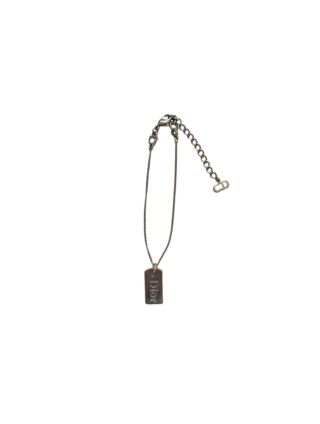 Christian Dior 2000s Silver Tag Bracelet