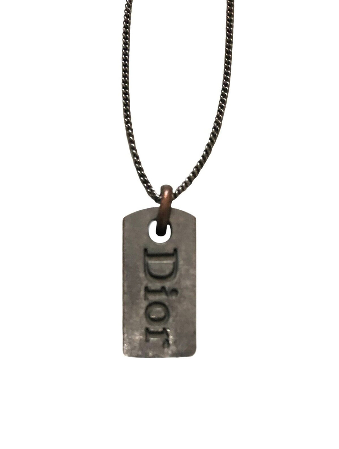 Christian Dior 2000s Silver Tag Bracelet