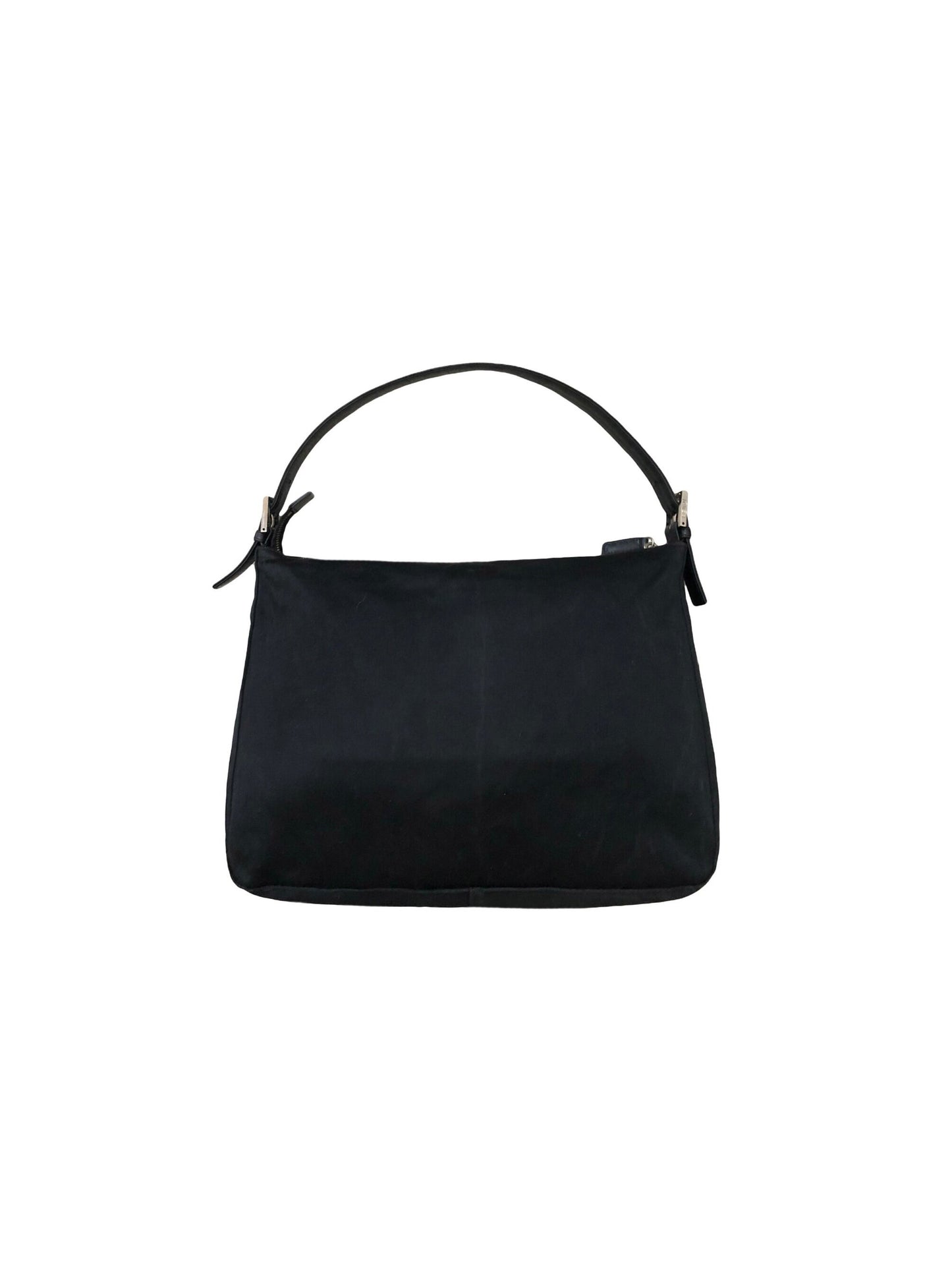Fendi Black 2000s Cotton Mama Baguette