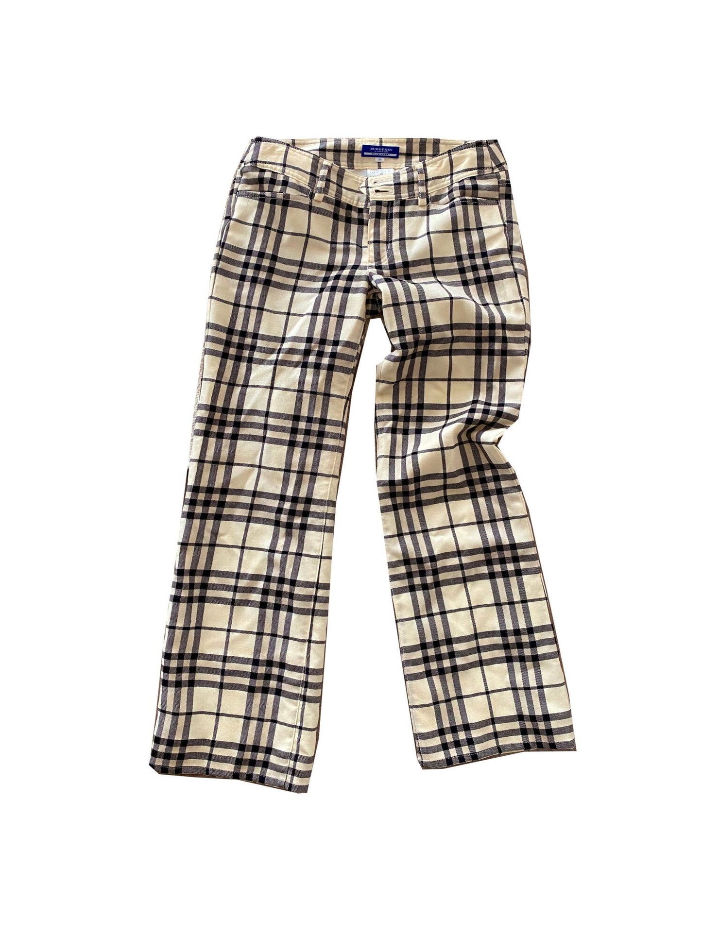 Burberry 2000s Blue Label Check Pants