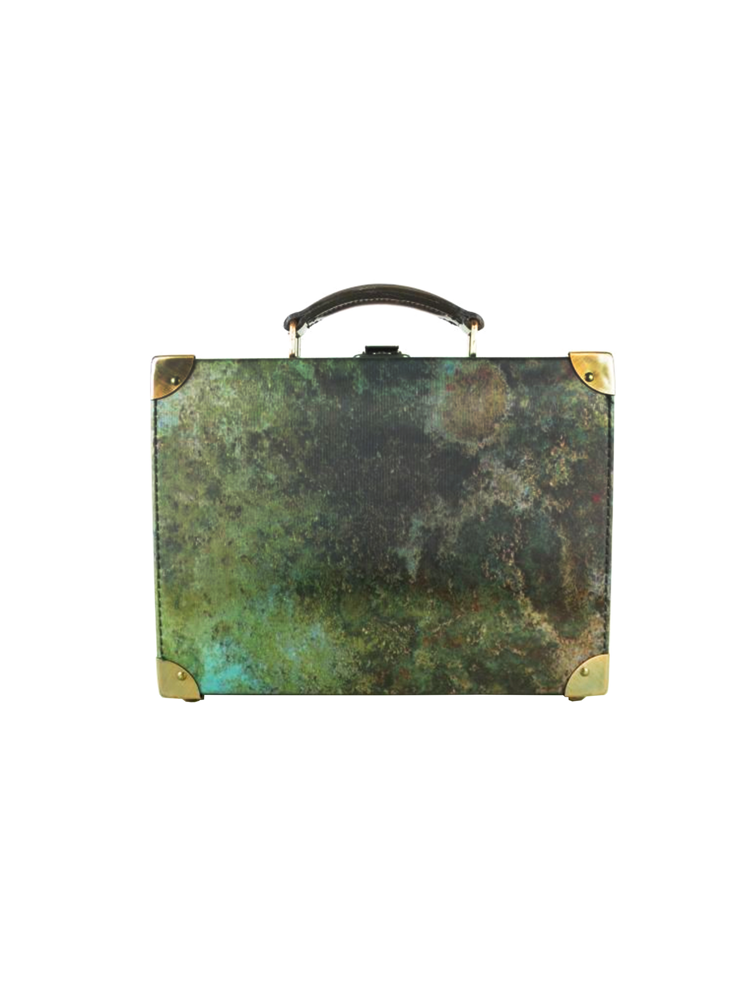 Jean Paul Gaultier 1990s Rare Green Mold Briefcase