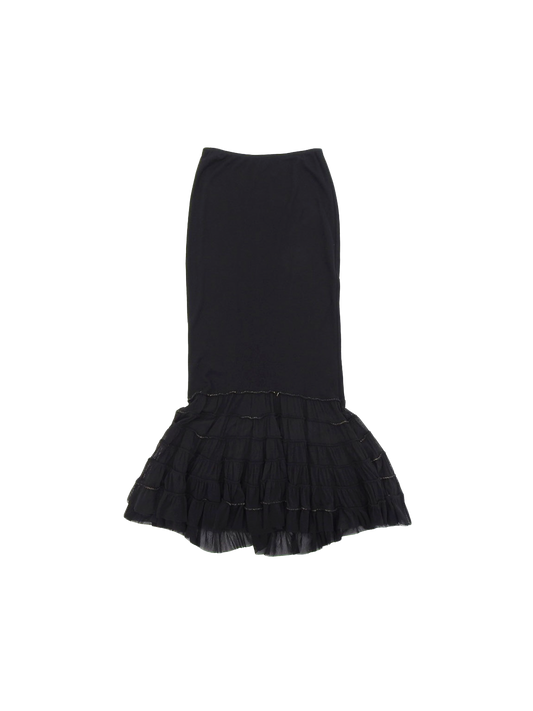 Jean Paul Gaultier 2000s Ruffle Peplum Skirt