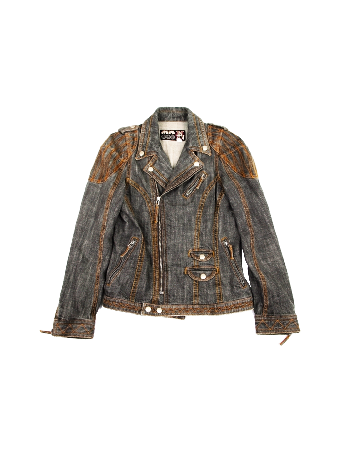 Jean Paul Gaultier 2000s Dark Wash Denim Jacket