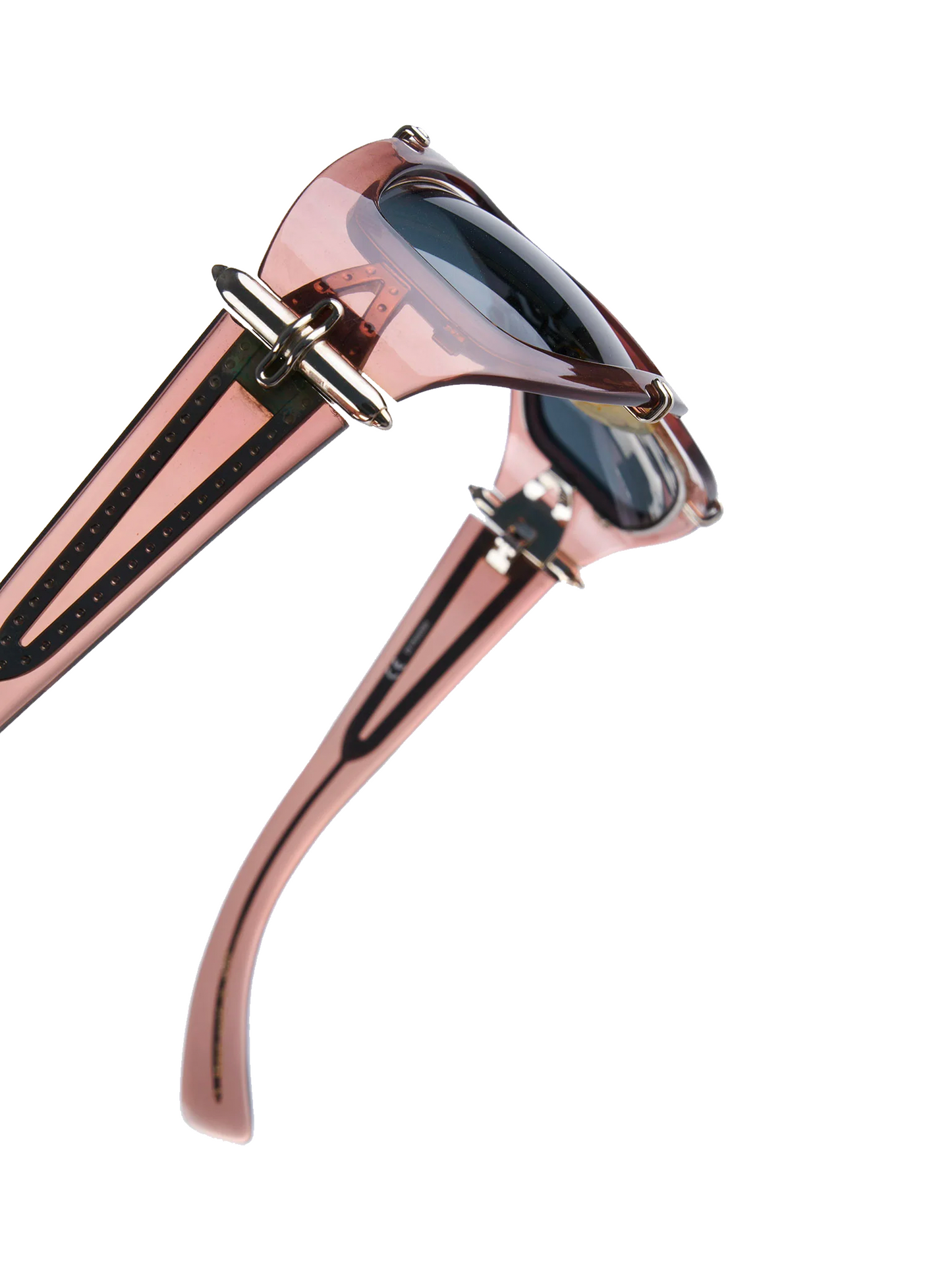 Jean Paul Gaultier 1990s Sunglasses with Clear Frame