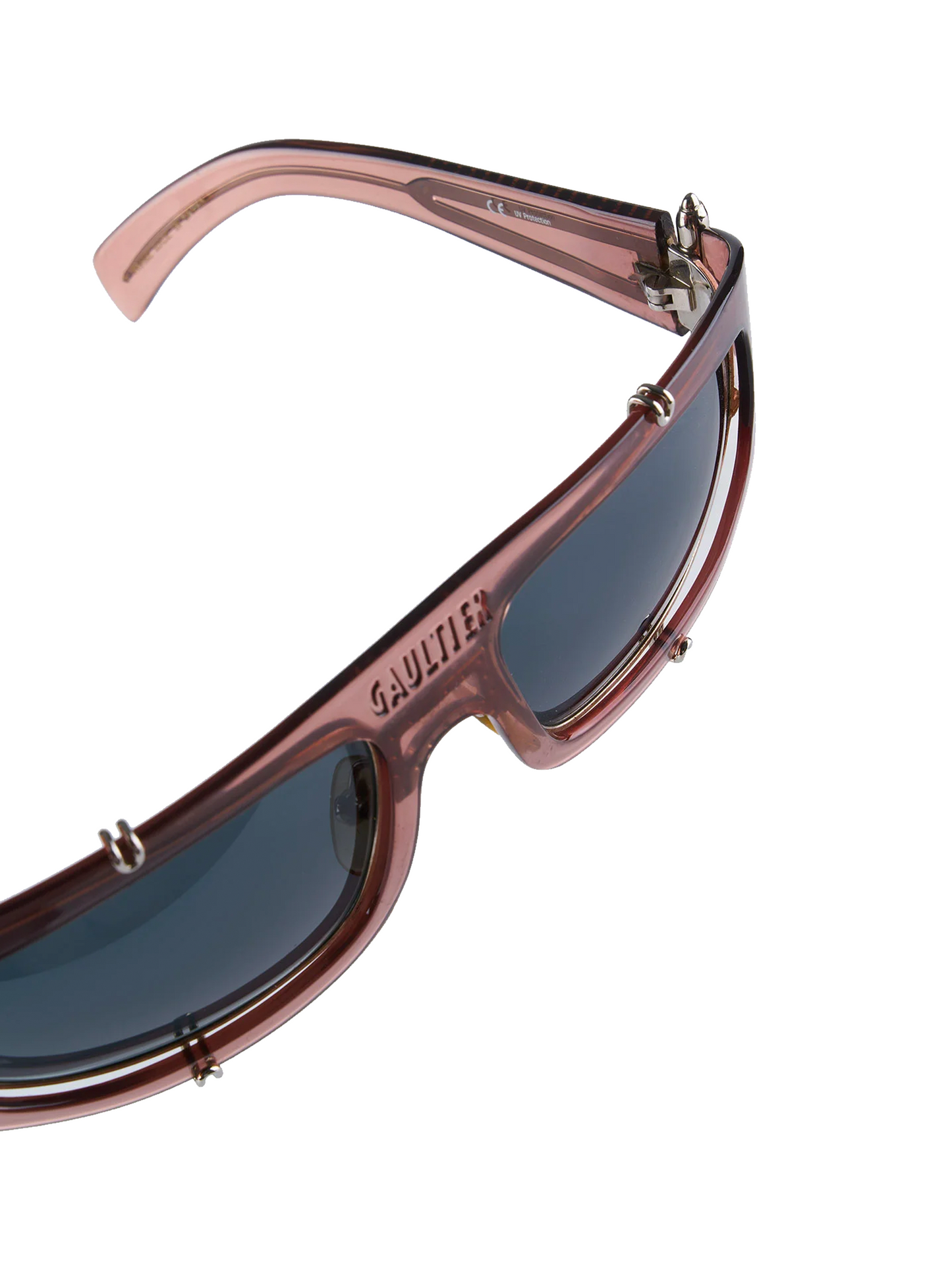 Jean Paul Gaultier 1990s Sunglasses with Clear Frame