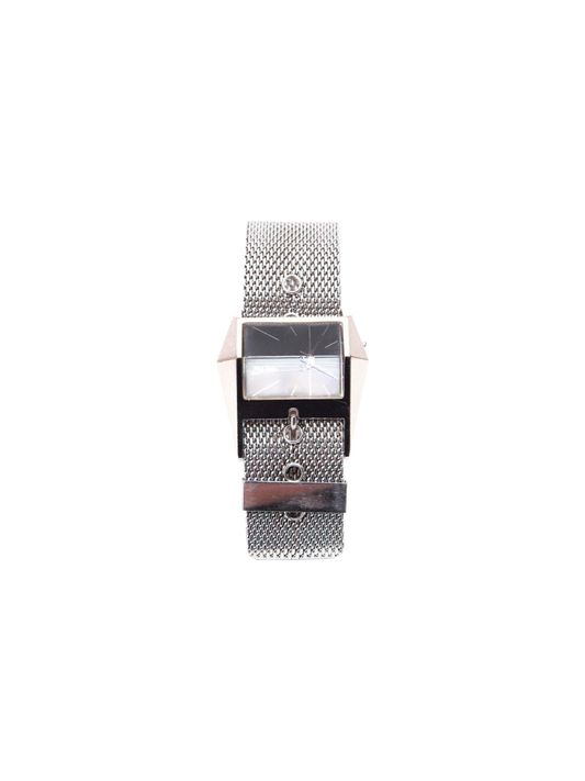 Jean Paul Gaultier 2000s Silver Mesh Watch