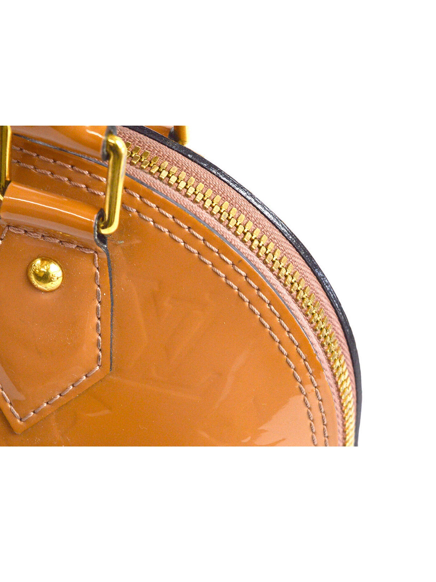 Louis Vuitton 2000s Mini Alma Beige Bag (Strap)