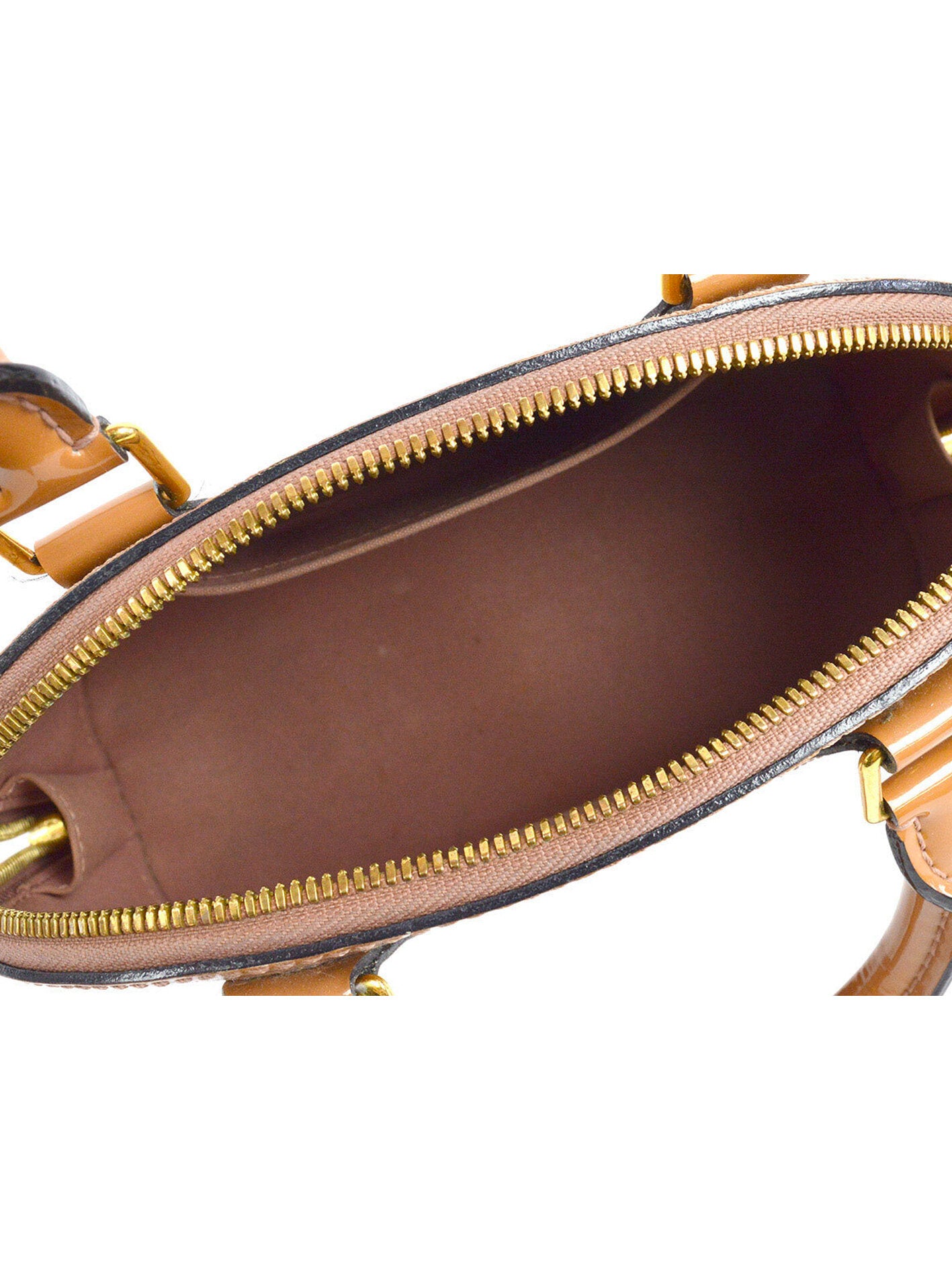 Louis Vuitton 2000s Mini Alma Beige Bag (Strap)