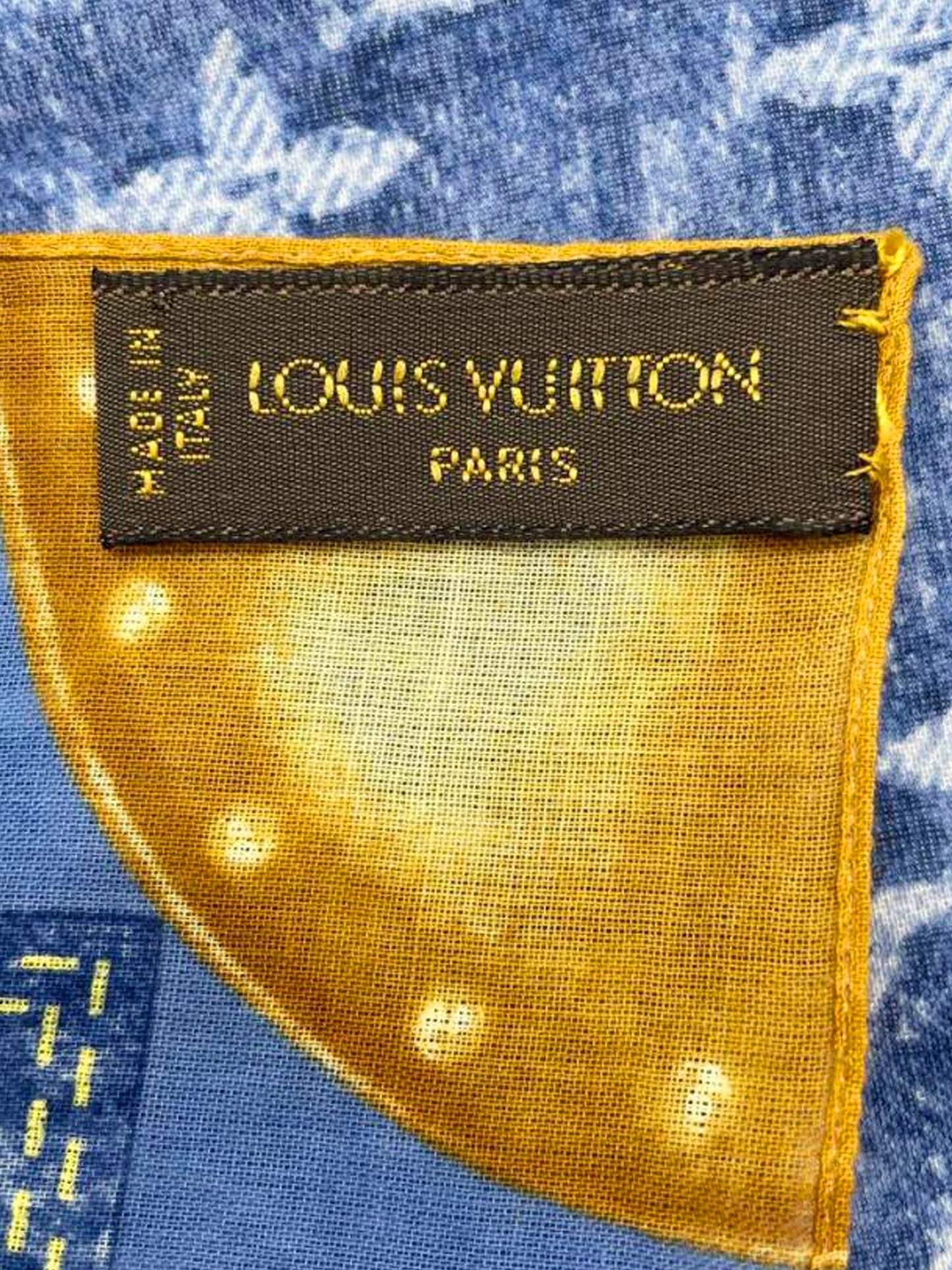 Louis Vuitton SS2006 Denim Scarf