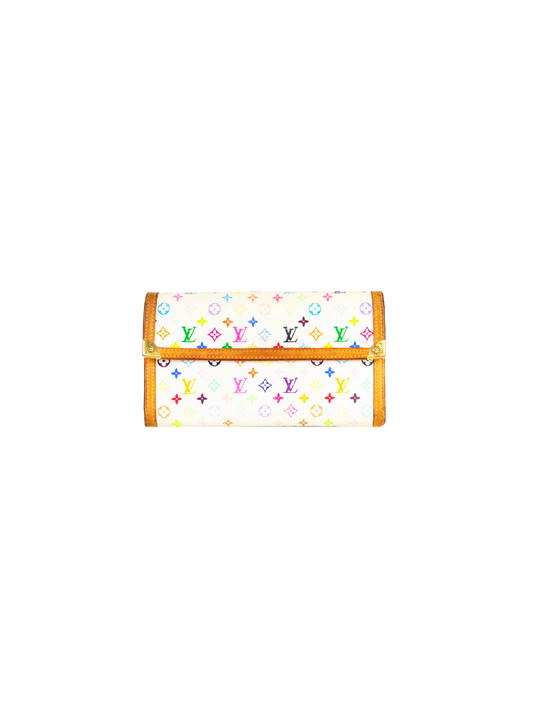 Louis Vuitton 2000s Muramaki Mulicolor Sarah Wallet