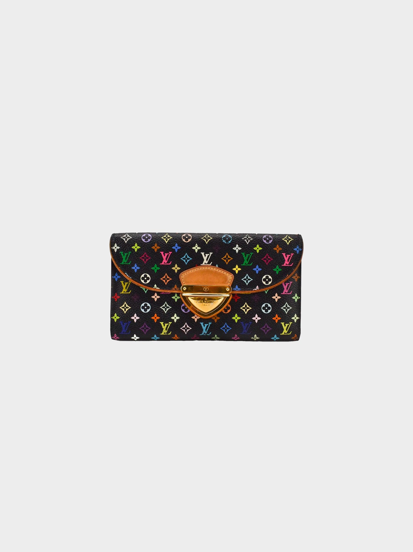 Louis Vuitton 2000s Black Multicolor Wallet