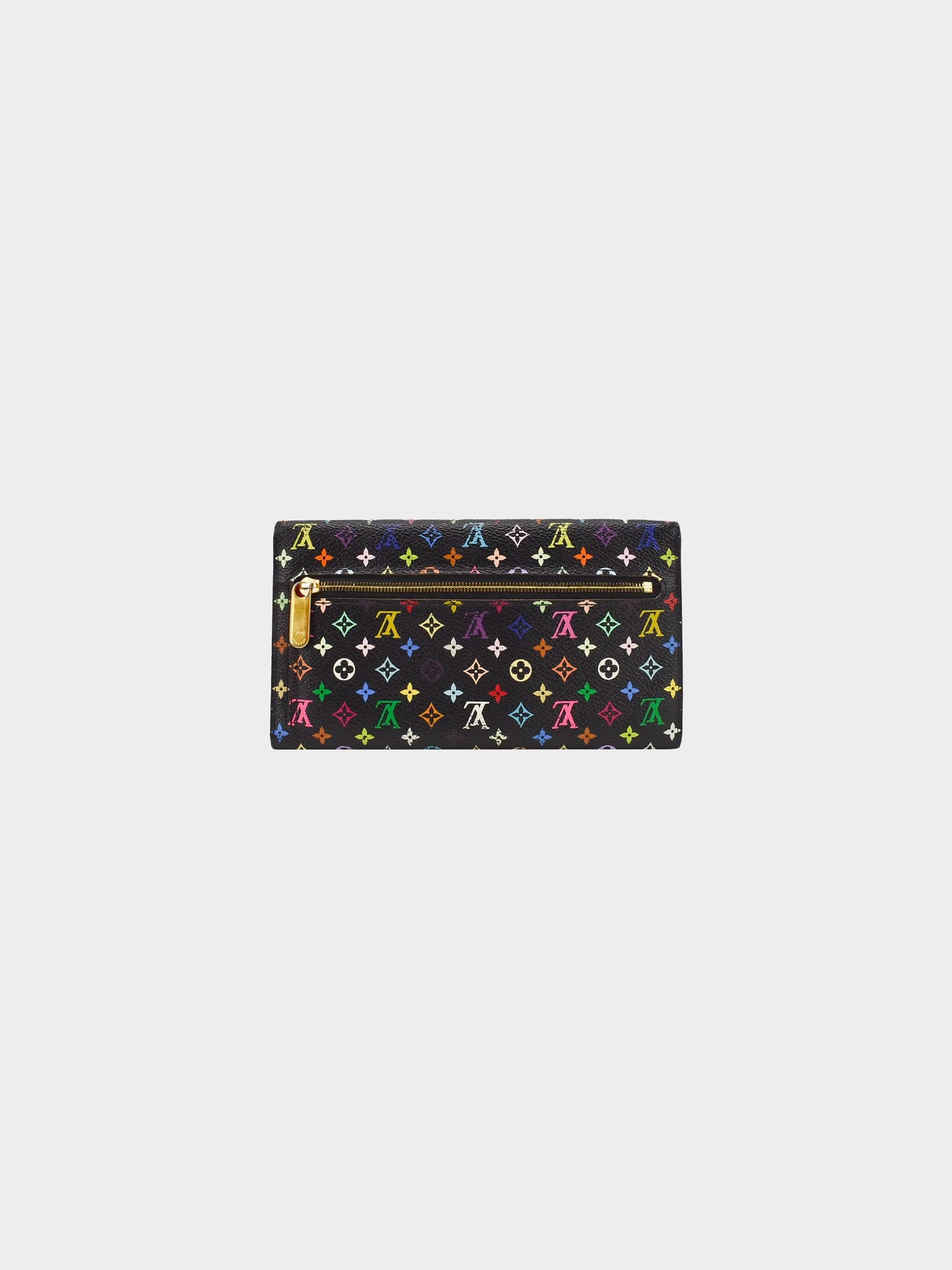 Louis Vuitton 2000s Black Multicolor Wallet