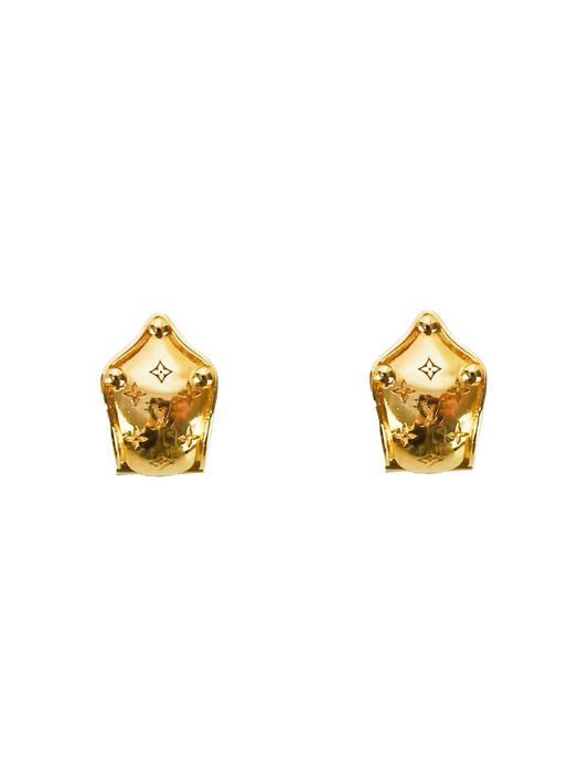 Louis Vuitton 2000s Nanogram Earrings