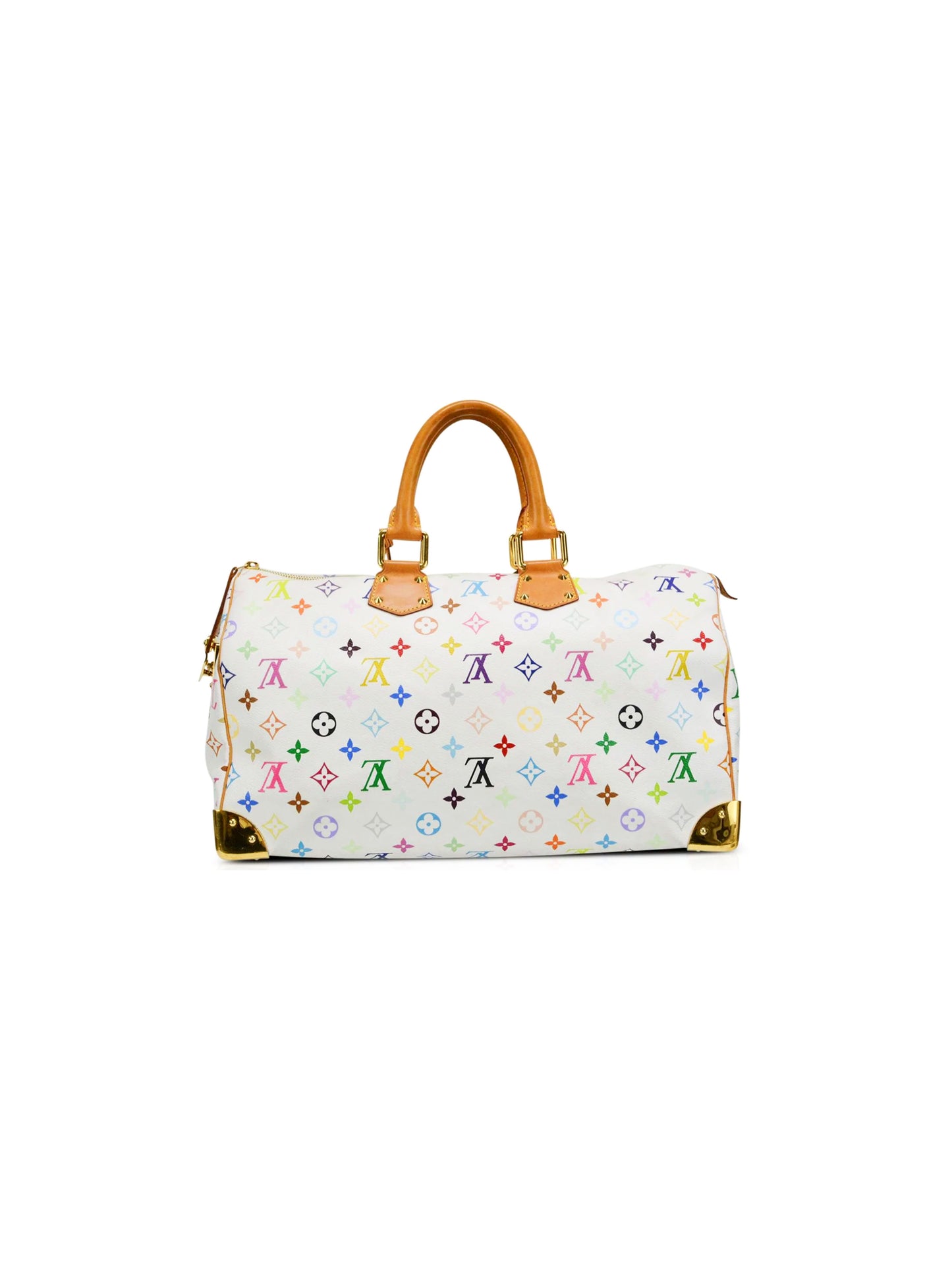 Louis Vuitton 2000s Takashi Murakami Multicolor Speedy 40