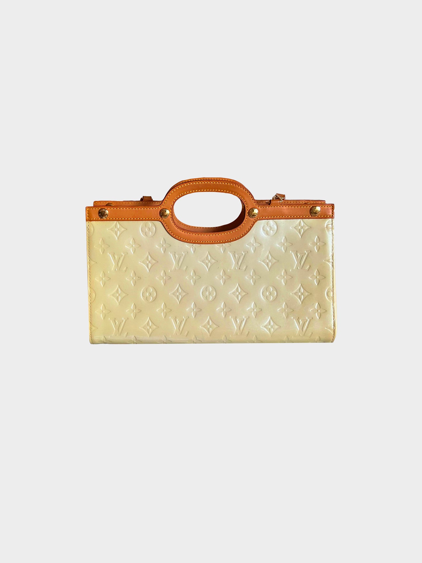 Louis Vuitton 2007 Yellow Vernis Roxbury Drive Bag