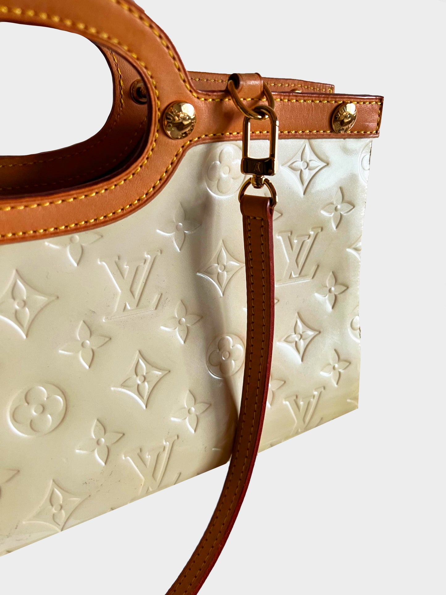Louis Vuitton 2007 Yellow Vernis Roxbury Drive Bag