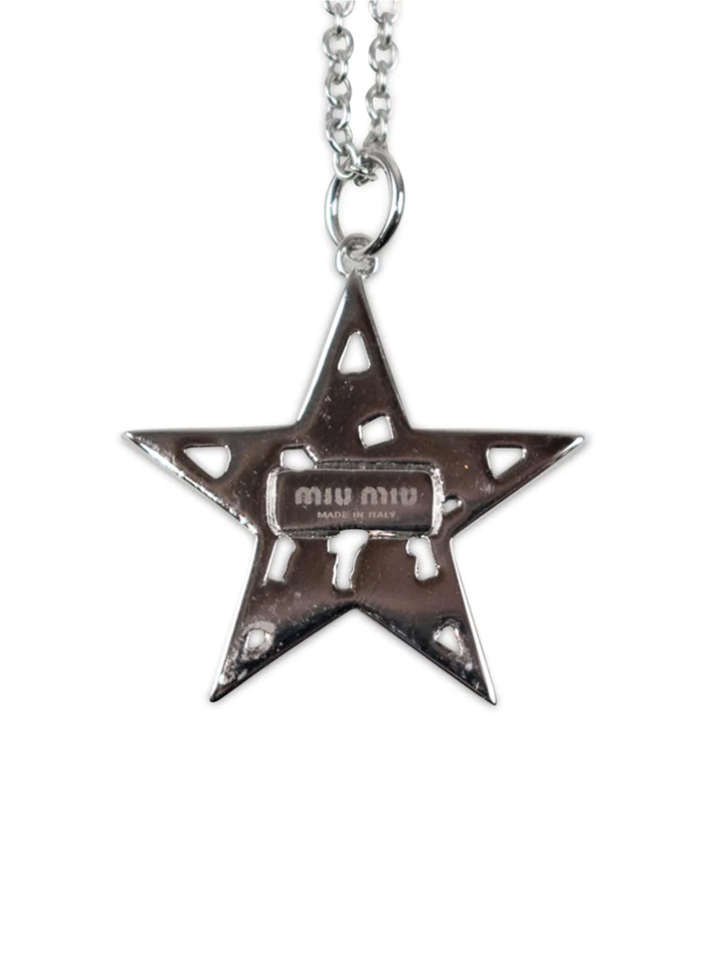 Miu Miu Star Pendant Necklace